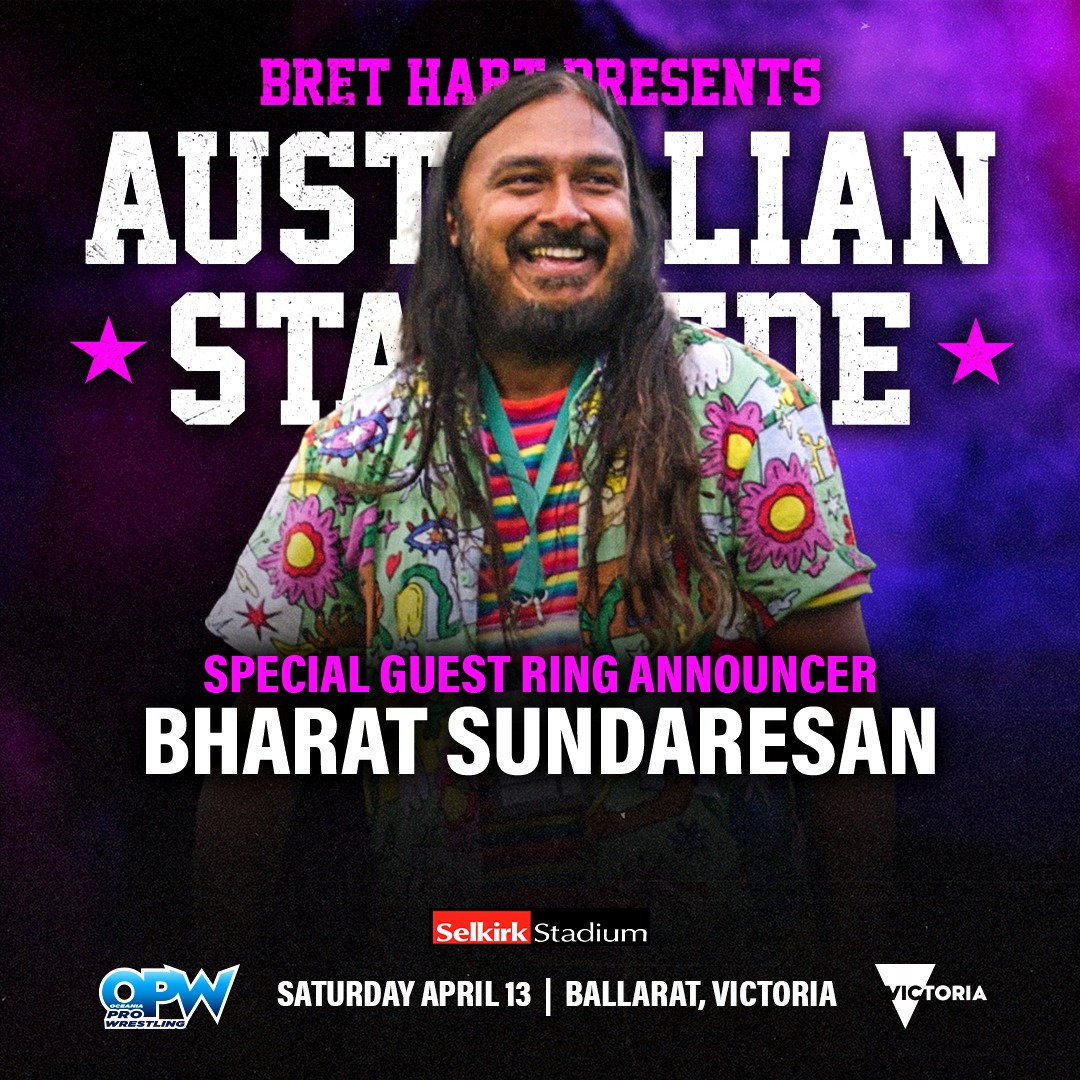 Bharat Sundaresan signs on as Special Ring Announcer