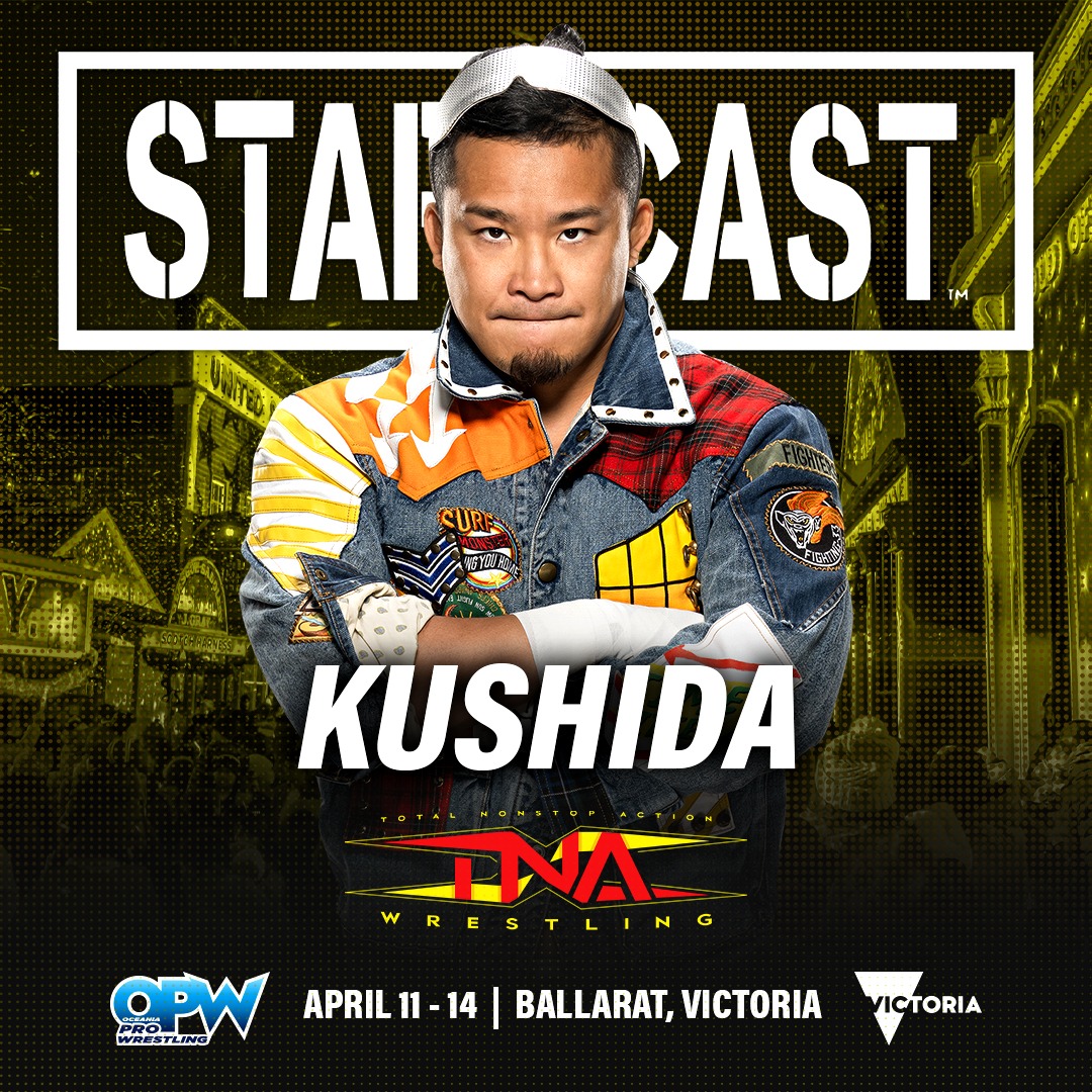 TNA's Kushida set to soar at Starrcast Downunder