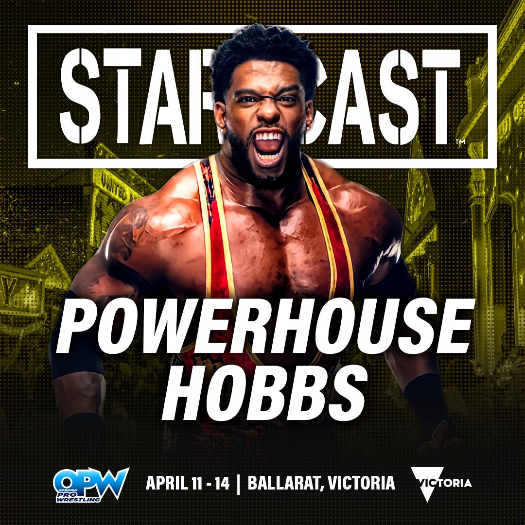 AEW's PowerHouse Hobbs is coming to Starrcast Downunder