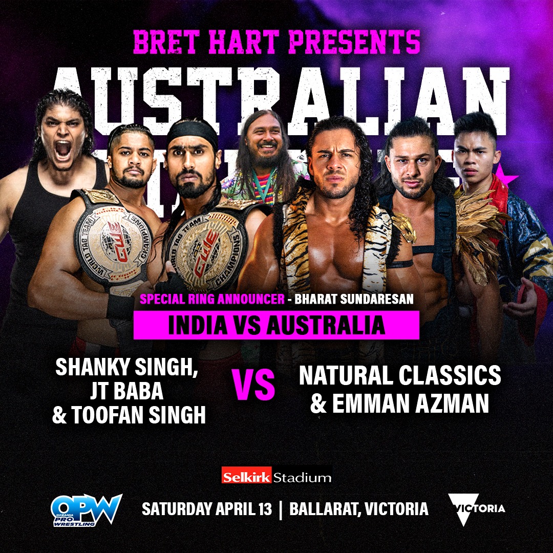 Six Man International Showdown Announced For Starrcast Downunder